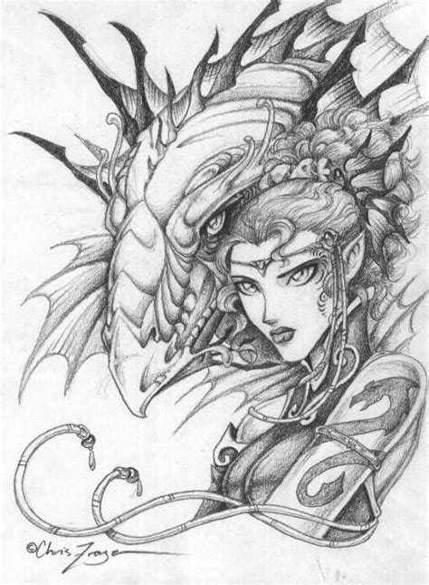 Dragon Lady Hp Female Dragon Graphic Art
