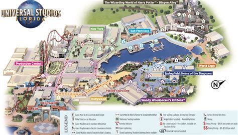 Map Of Universal Studios Orlando Florida Universal Studios Map 