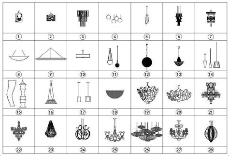 Lights And Lamps Blocks Free Autocad Blocks And Drawings Download Center