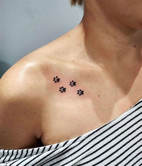 The 80 Cutest Paw Print Tattoos Ever Page 23 The Paws Pawprint