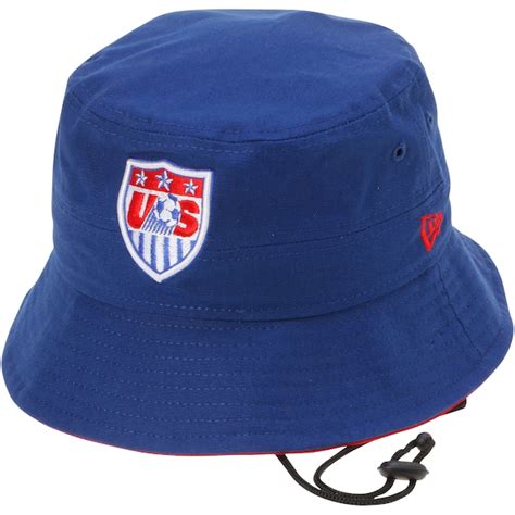 Us Soccer New Era Cover Bucket Hat Royal
