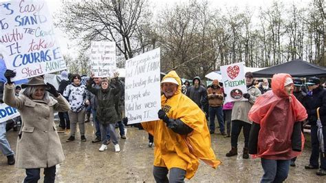 Four People Ticketed For Attending Anti Lockdown Rally At Whistle Stop