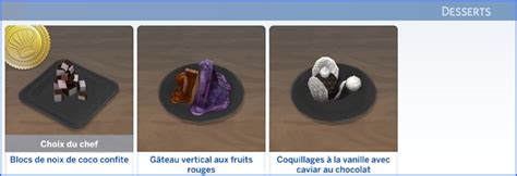 Simplisims Infos Sims 4 Collection Photos De Nourriture Expérimentale