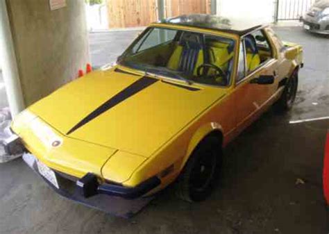 Fiat X 19 1975 Very Rare 1974 Fiat X19 Yellow One Owner Cars For Sale