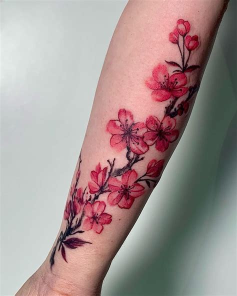 30 Cherry Blossom Tattoo Ideas For Women And Men 100 Tattoos