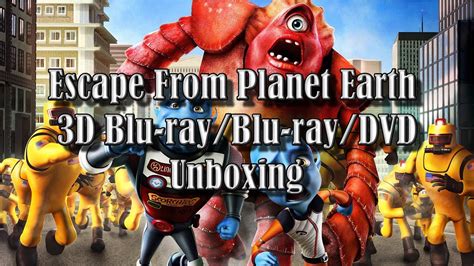 Escape From Planet Earth Bluraydvd Unboxing Youtube