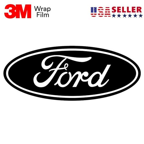 Ford Decal Script Oval Logo 3m Vinyl Decal Sticker Wrap Car Etsy