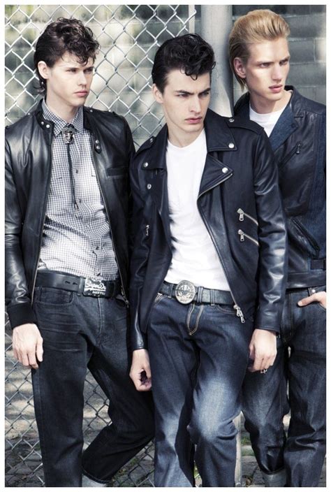 Greaser Guys Greaser Outfit Greaser Style Men Rocknroll Outfit