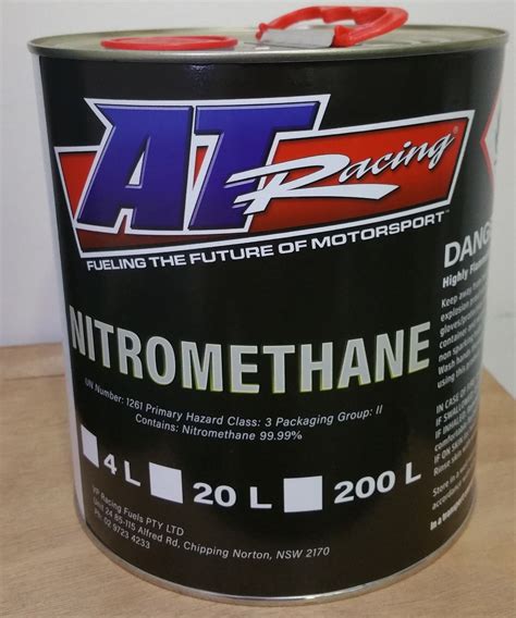 Atn4l At Racing Nitromethane 999 Pure 4ltr