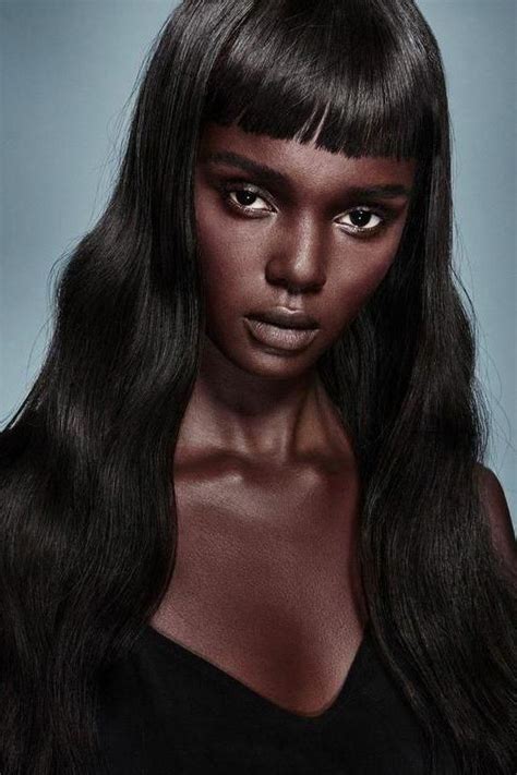 Black Women Models Anya Blackwomenmodels Dark Skin Beauty Beautiful