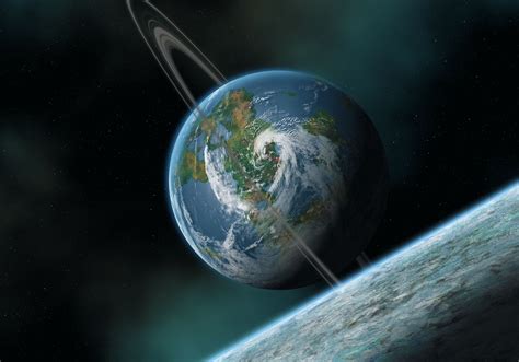 Planet Earth Photo From Outer Space Hd Wallpaper Wallpaper Flare