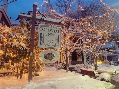 Walking Winter Tours In Concord Massachusetts Concords Colonial Inn