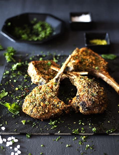 Herb And Lemon Crusted Lamb Chops Recipe Chefthisup