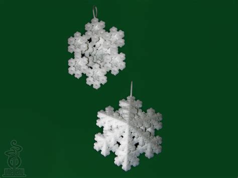 Fractal Snowflake Pendant Arrived Shapeways 3d Printing Forums