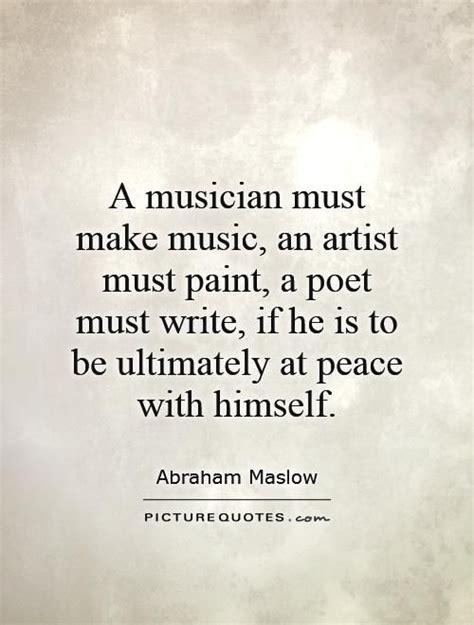 A Musician Must Make Music Creativity Quotes Artist Quotes