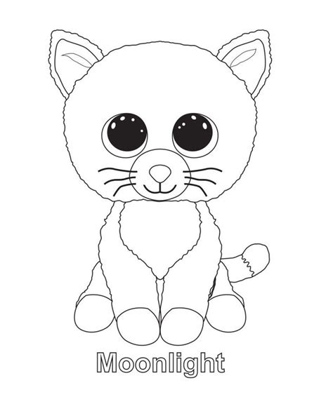 Free printable beanie boo coloring pages for kids. Ty beanie boo coloring pages download and print for free