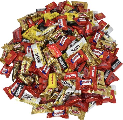 Bulk Assorted Chocolate Candy Bars Minis Individually Wrapped Variety