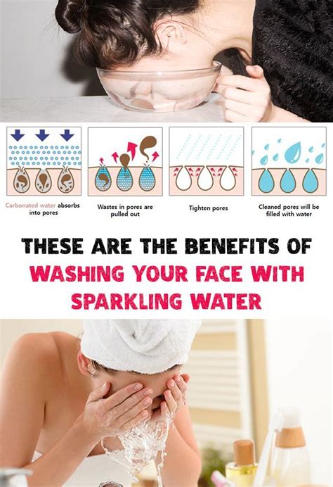 These Are The Benefits Of Washing Your Face With Sparkling Water In