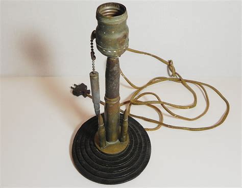 Post Ww2 Trench Art Style Lamp Etsy