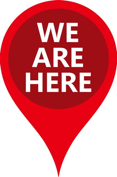 Download Location Icon Transparent We Are Here Icon Png Png Image