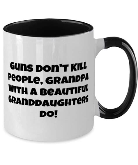 Guns Dont Kill People Grandpa With A Beautiful Etsy