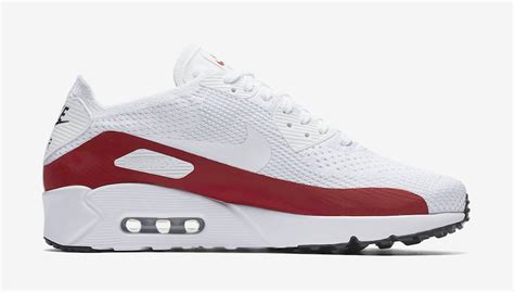 White And Red Lands On The Nike Air Max 90 Ultra 20 Flyknit