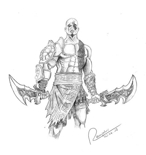 Kratos God Of War 2 By Ohayo Otaku On Deviantart