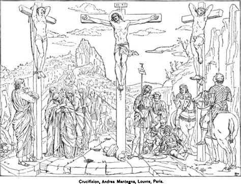 Jesus Crucifixion Coloring Pages At Free Printable