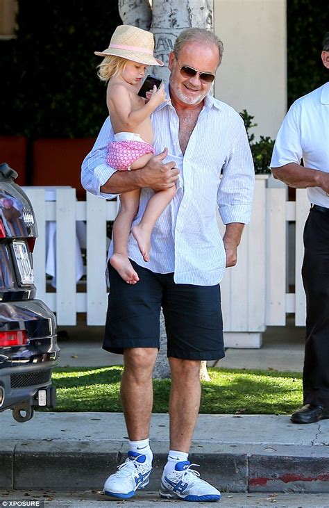 Kelsey Grammer Carries Daughter Faith On Day Out With Wife Kayte And