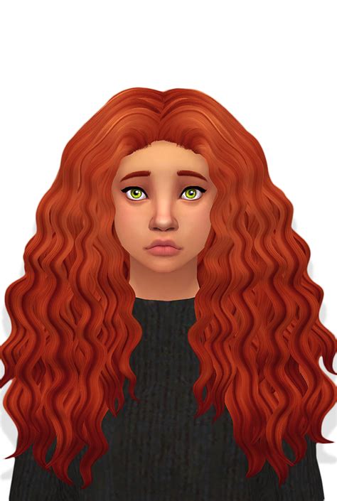 Butterscotch Sims Sims Sims Hair Sims 4 Curly Hair