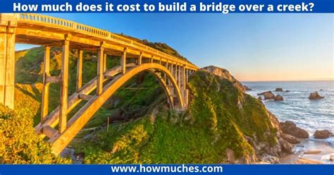 Cost To Build Bridge Over Creek Kobo Building