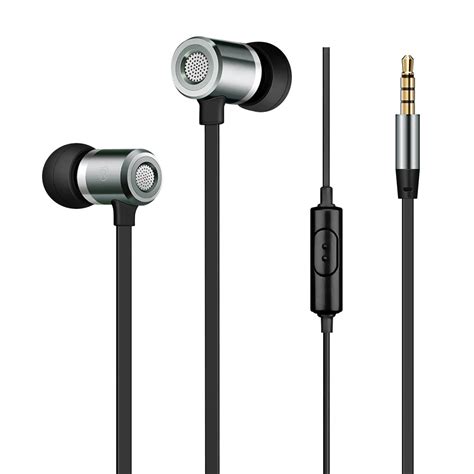 3 5mm Headphones 3 5mm Headset By Insten Alloy Metal Stereo In Ear Earbuds Earphone With