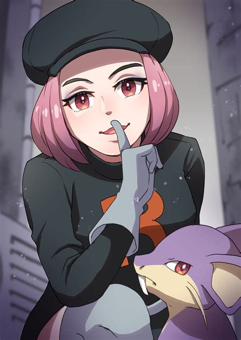 Rattata And Team Rocket Grunt Pokemon And More Drawn By He Oh Danbooru