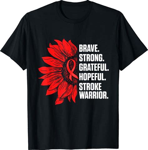 Empowerment Warrior Tee: Conquering Stroke with Unstoppable Strength