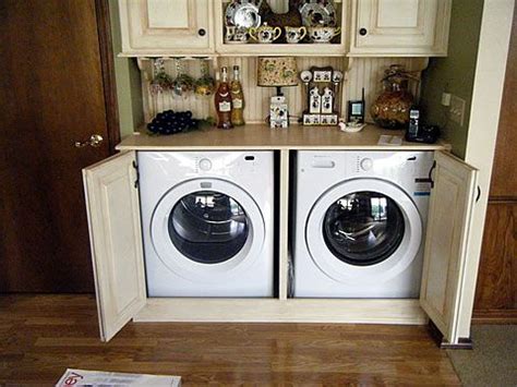 Cabinet doors hide washer dryer cabinets lowes home. 128 best images about Hidden washer and dryer on Pinterest