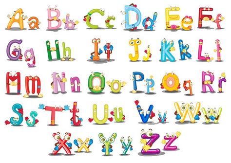 Alphabet Characters 418353 Vector Art At Vecteezy