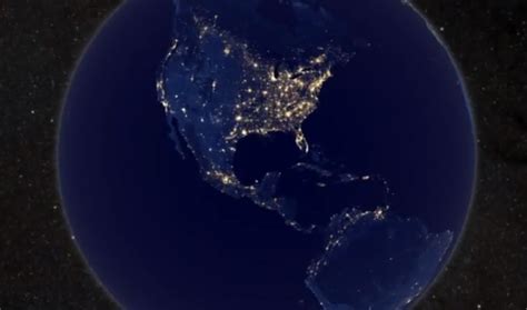 Earth At Night Nasa Gives Dazzling Night View Of Earth Video The