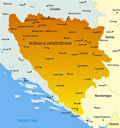 Karten Von Bosnien Und Herzegovina Karten Von Bosnien Und Herzegovina