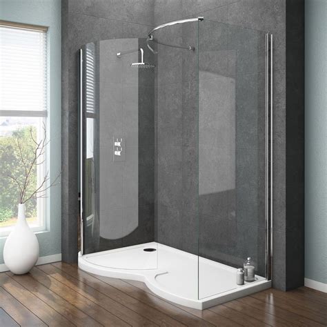 Newark Curved Walk In Shower Enclosure With Tray Available Online
