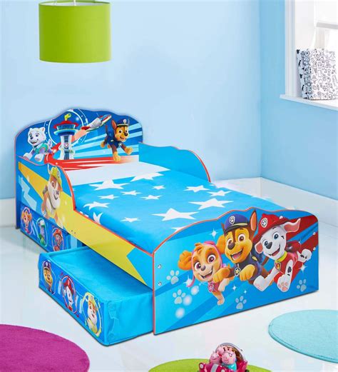 Buy Paw Patrol Chase Bed With Storage In Ligth Blue At 10 Off By Cot