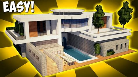Minecraft How To Build A Large Modern House Tutorial 2017