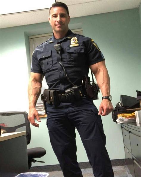 cop uniform men in uniform men s uniforms hot cops hunks men beefy men big muscles