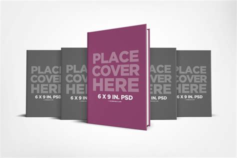 Multiple Book Cover Mockup