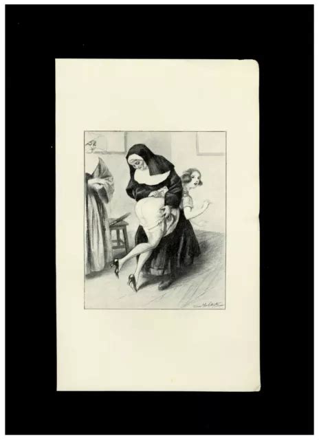 1930 Louis Malteste Photogravaged Illustration Whip Spanking Bdsm