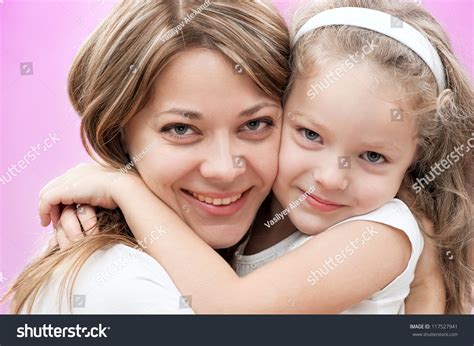Portrait Happy Mother Daughter Stock Photo 117527941 Shutterstock