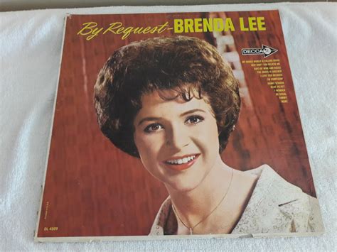 Brenda Lee By Request Brenda Lee Vinyl Record Dl Etsy