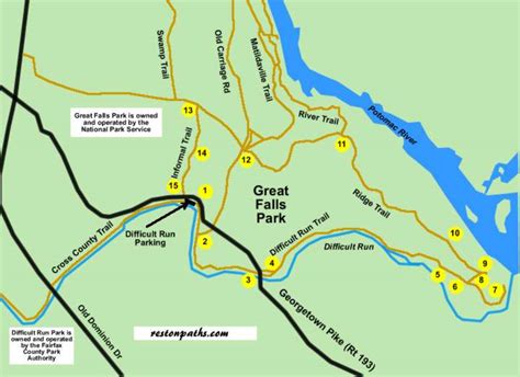Great Falls Park Difficult Run Trail