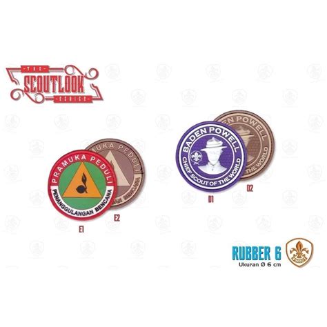 Jual Bscout Scoutlook Rubber Badge Pramuka Shopee Indonesia