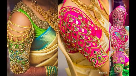Bridal Aari Embroidery Blouse Designs Trendy Collections Youtube
