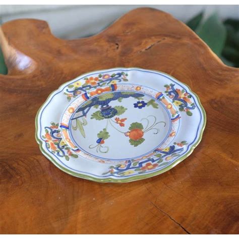 Vintage Italian Hand Painted Ceramic Plate Chairish Hand Painted